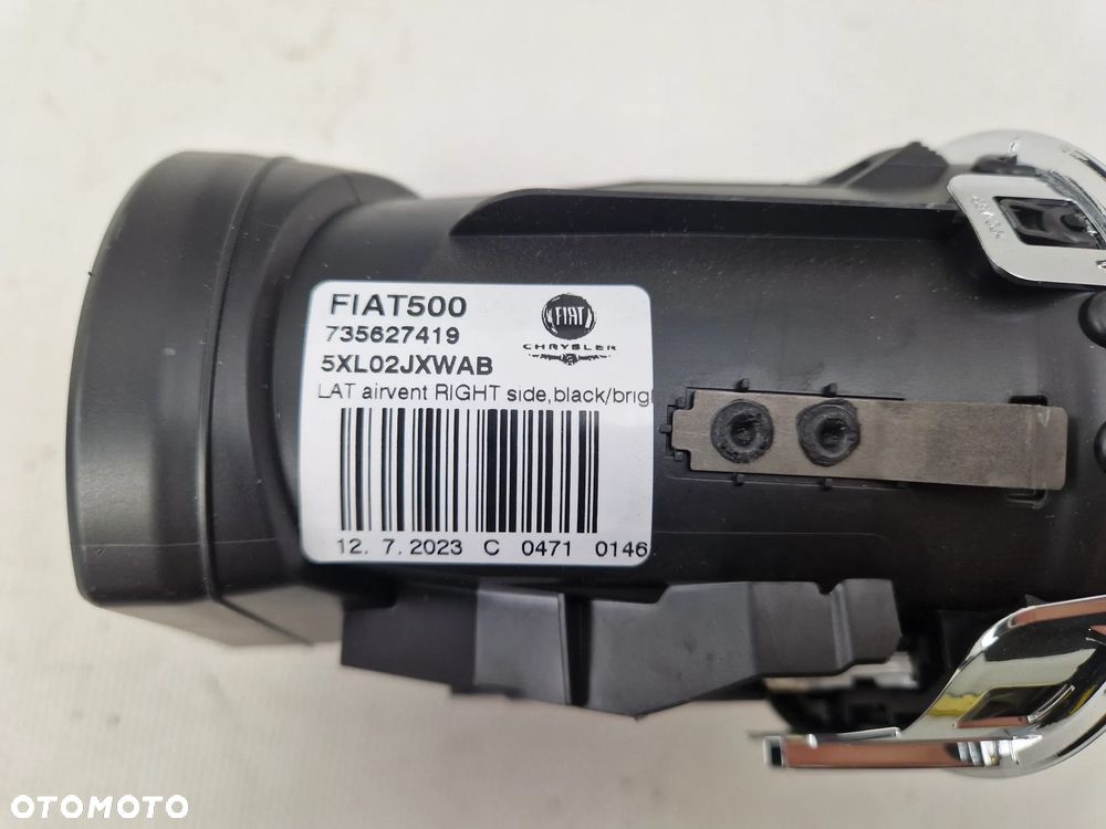 Prawa kratka nawiewu Fiat 500 LIFT FL - 3