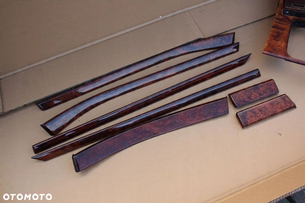 Dekor dekory listwy ozdobne BMW e39 drewno komplet EUROPA - 2