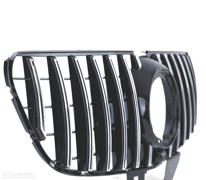 GRELHA FRONTAL MERCEDES CLASE V W447 19- PRETO CROMADO LOOK AMG - 2
