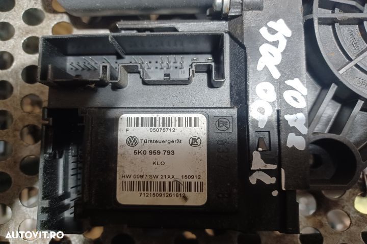 Motoras macara geam fata stanga 1T0959701T 5K0959793 Skoda Octavia 2 - 3