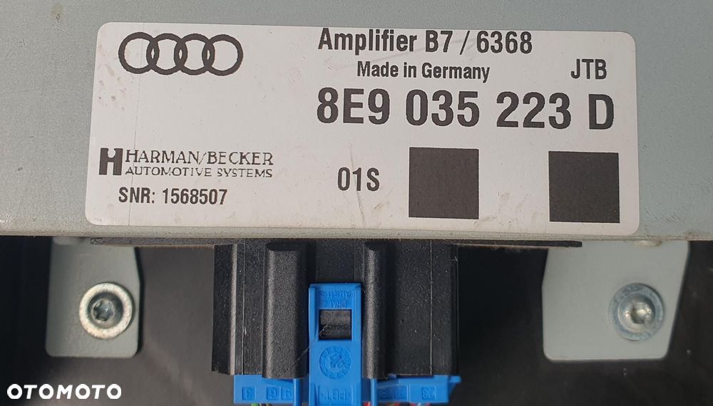 GŁOŚNIK SUBWOOFER WZMACNIACZ AUDI A4 B7 8E9035223D - 3