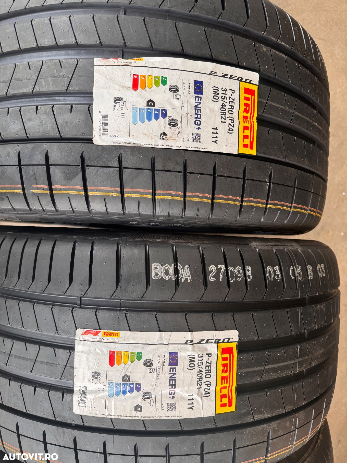 Vând set anvelope 275/45/21-315/40/21 pirelli de vară noi - 3