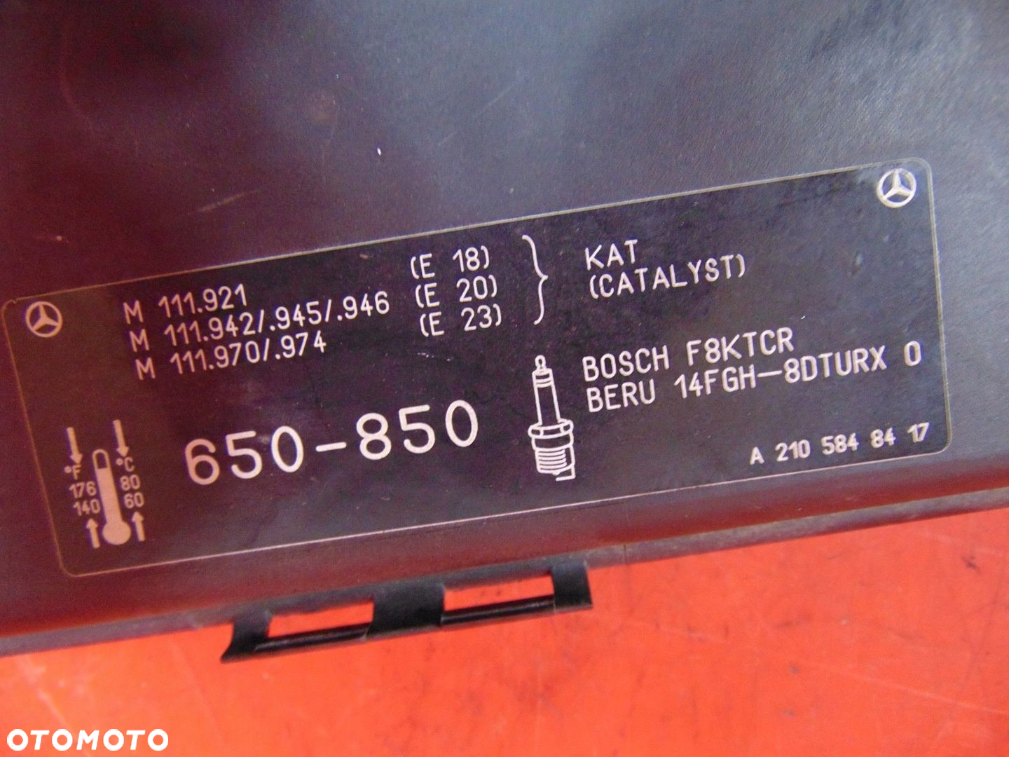 MERCEDES SLK I R170 170 W170 96- OBUDOWA POKRYWA KOMPUTERA 1705400082 - 2