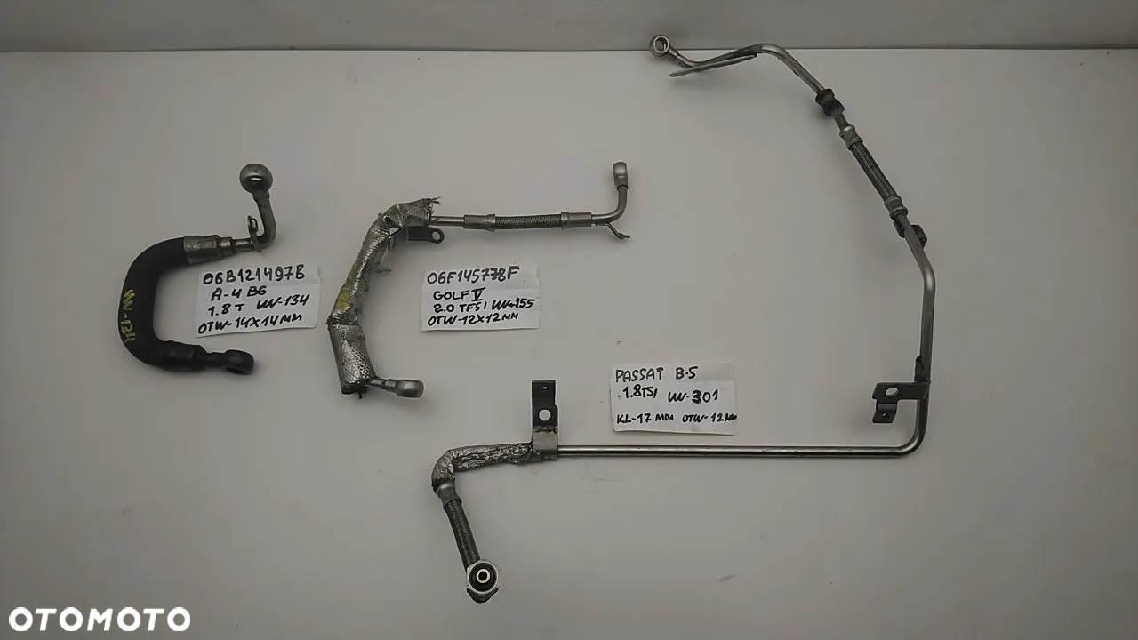 VW AUDI SEAT SKODA RURKA TURBOSPRĘŻARKI - 7