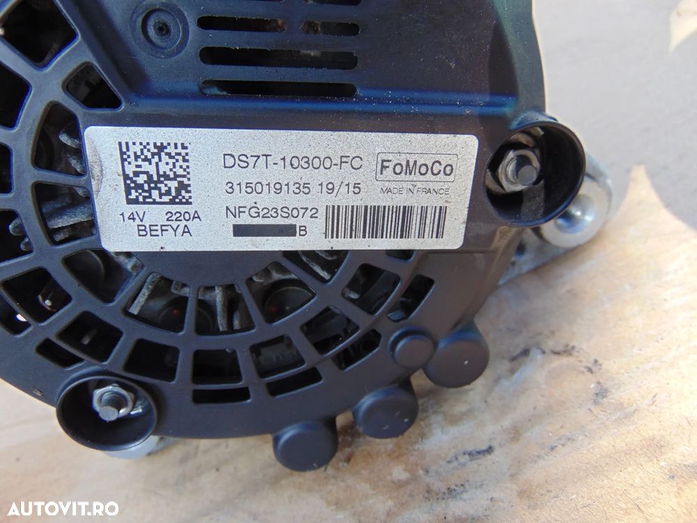 Alternator Ford Mondeo mk5 motor 2.0 cod ds7t10300fc 220 amperi - 4