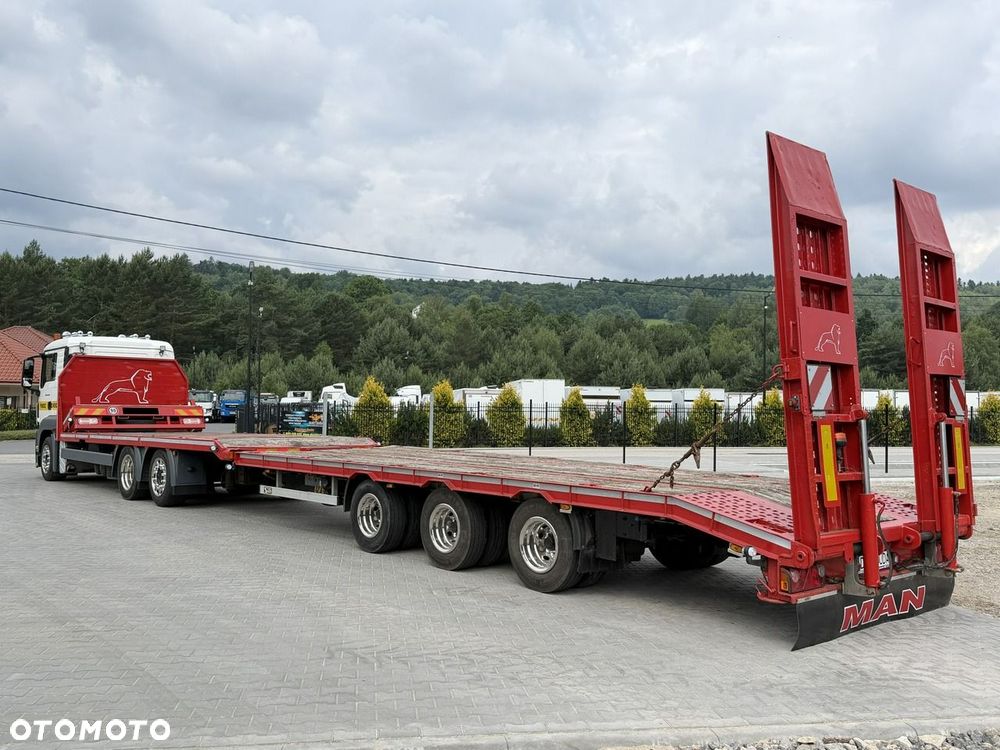 MAN TGS 26.440 6x2 E6 Laweta Tandem Przejazdowy Przyczepa 3-osiowa - 10