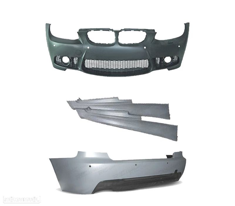 KIT CARROÇARIA BMW E92 06-10 LOOK M3 PDC SRA - 2