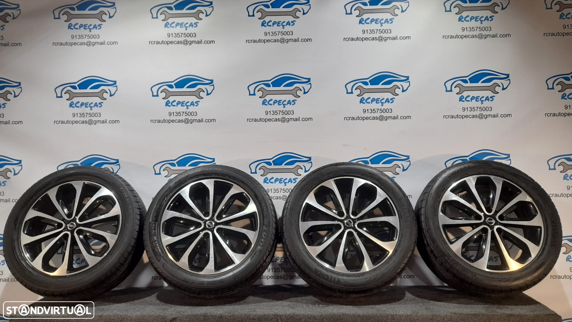 JANTES ORIGINAIS NISSAN QASHQAI TEKNA I 1 MK1 J10 NJ10 JJ10E 18 POLEGADAS 6.5J ET40 5X114.3 JUKE - 9