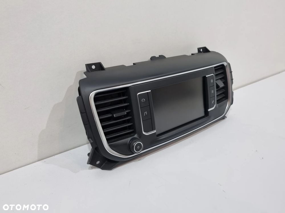 PEUGEOT EXPERT III JUMPY III PROACE II SCUDO III WYŚWIETLACZ RADIA 9813041280 - 2