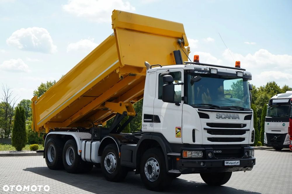 Scania G 400 / 8x4 / WYWROTKA 2 STRONNA  / HYDROBURTA /  BORDMATIC / MANUAL - 6