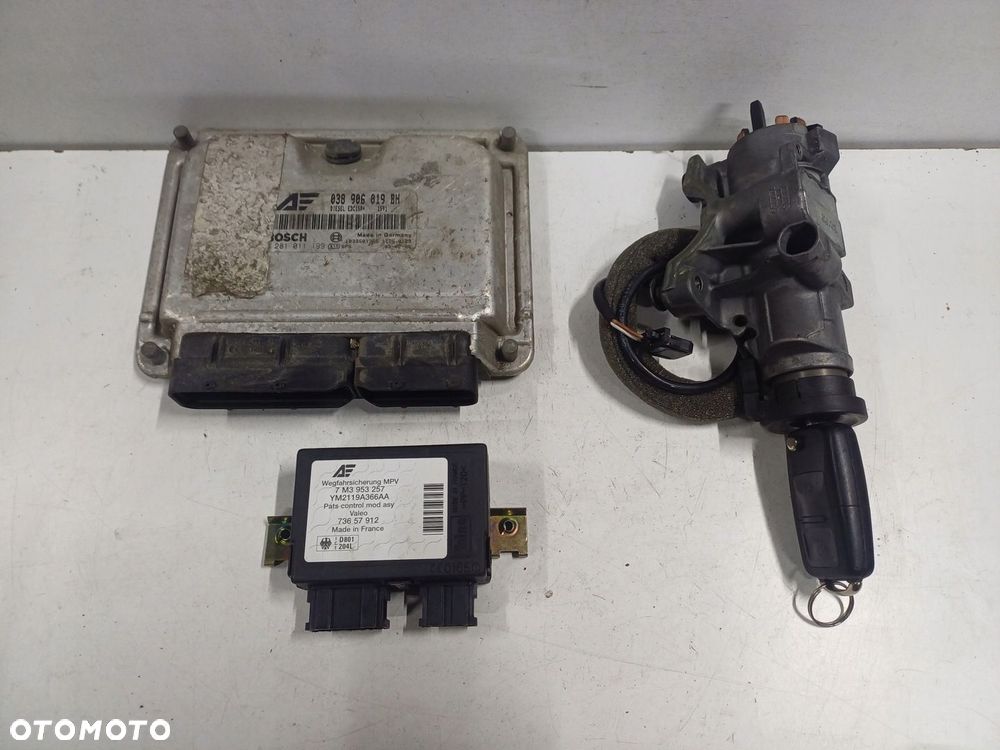 ZESTAW DO ODPALENIA KOMPUTER STEROWNIK SEAT ALHAMBRA I LIFT 1.9TDI - 1