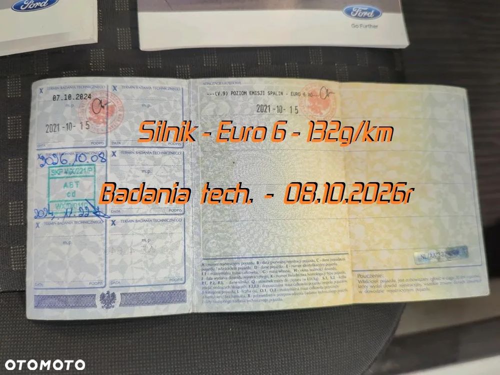 Ford Transit Connect VAN L2 Long Maxi 3 osobowy, 6 biegów, Ładowność 690kg, 2 Euro Palety, Homologacja cięż. VAT-1 - 9