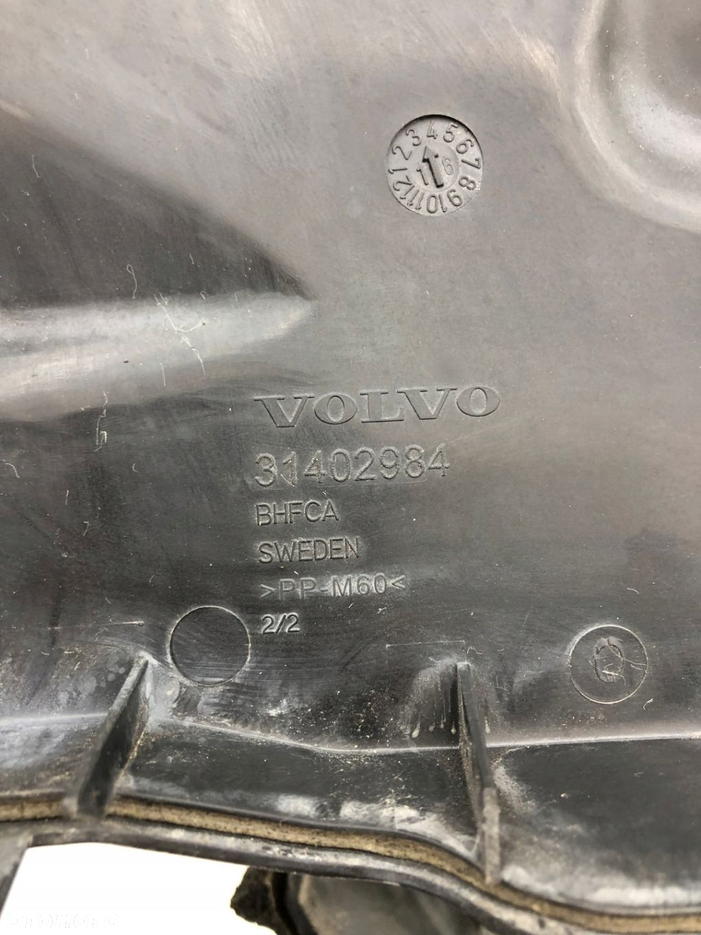 VOLVO XC60 LCI PODSTAWA OBUDOWA AKUMULATORA 31402984 31349472 - 5