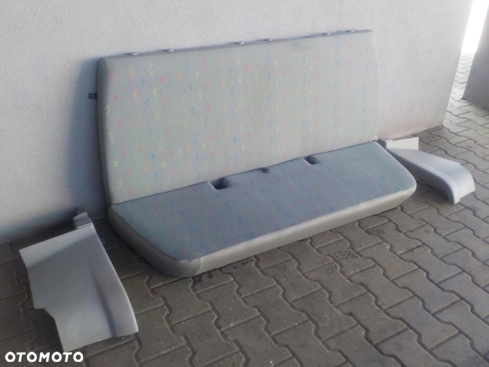 VW T5 DOKA DUBELKABINA FOTEL KANAPA ŁAWKA TYŁ - 5