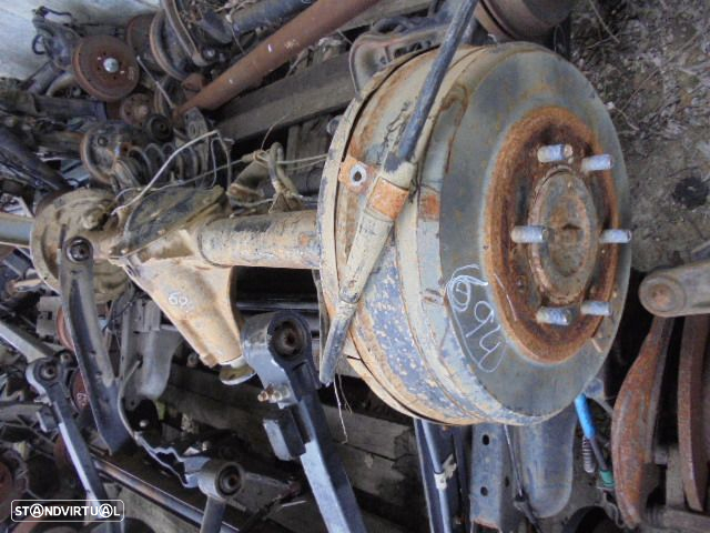 Eixo Eix694 NISSAN D22 PICK-UP FASE 2  2005 2.5 DCI VDI 4X4 135CV 2P CINZA TRÁS CUBOS DIF COMPLETO - 2