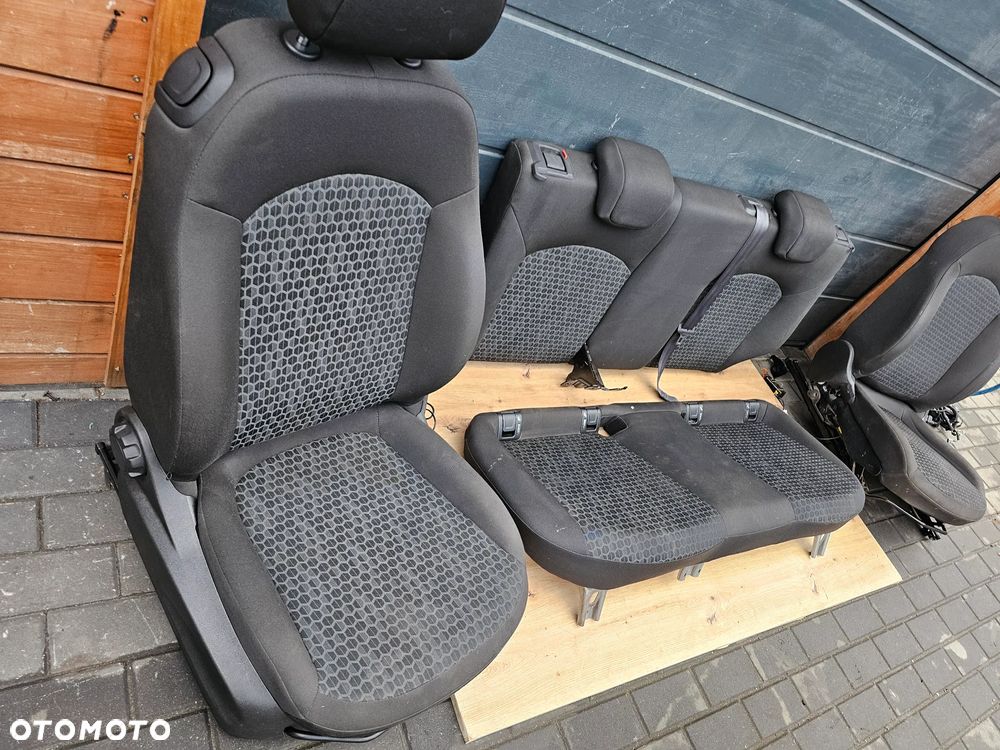 FOTELE PRZEDNIE KANAPA OPARCIE TYŁ MATERIAŁOWE OPEL CORSA E 3 DRZWI EUROPA - 11