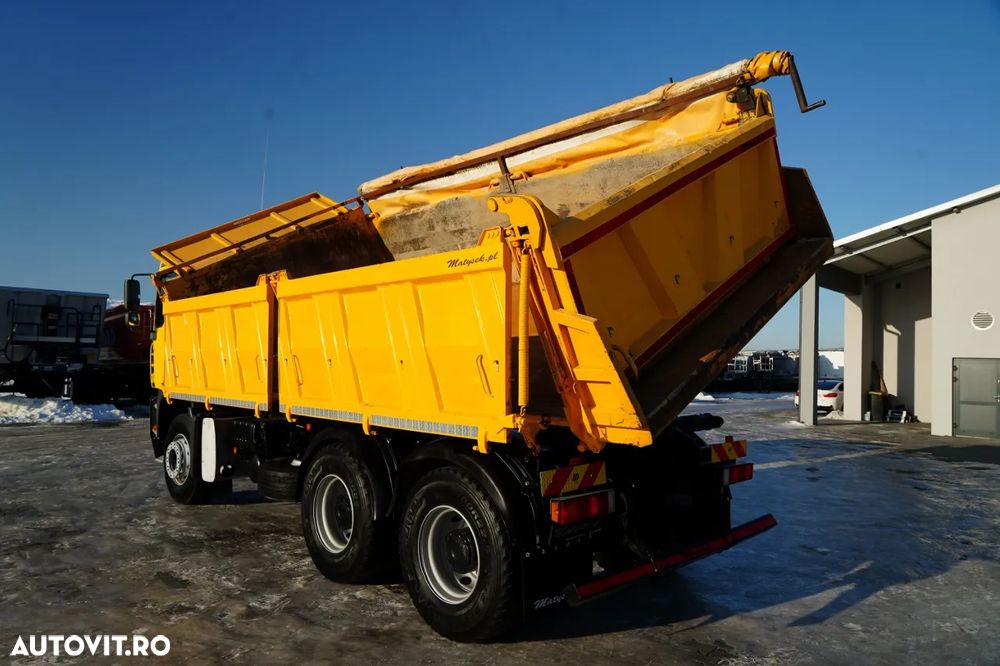 MAN TGA 26.410 / 6x4 / BASCULATOR 3 LATURĂ / MEILLER KIPER / MANUAL / - 8