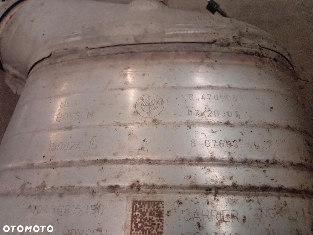 BMW X6 G06 3.0D 265KM B57 WYDECH TŁUMIK ŚRODKOWY KOŃCOWY 8470063 8470058 - 5