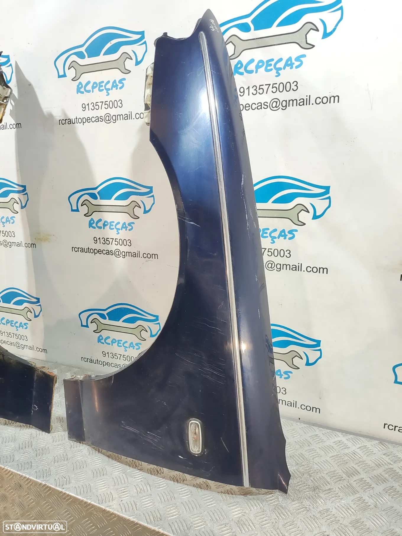 FRENTE COMPLETA ROVER 75 RJ CAPOT PARACHOQUES GUARDA-LAMAS OTICAS RADIADOR VENTILADOR FRENTE FIBRA REFORÇO - 12