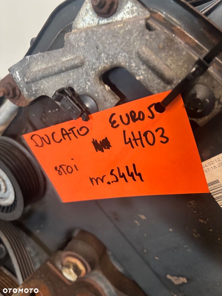 Silnik KOMPL Boxer Ducato 2.2hdi 4H03 e5 Uszkodzony - 2