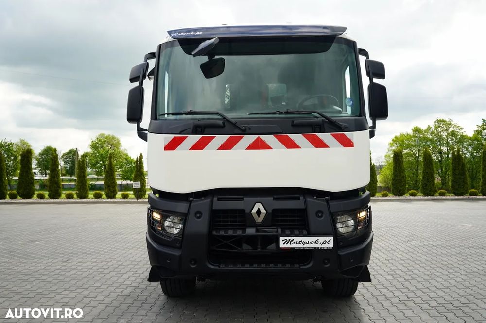 Renault K 380 / 6x4 / BASCUNĂ CU 2 LATE / BASCUNĂ HIDRAULICĂ + HIAB 211 EP-4 HDS / TELECOMANDĂ / CUPĂ / EURO 6 - 16