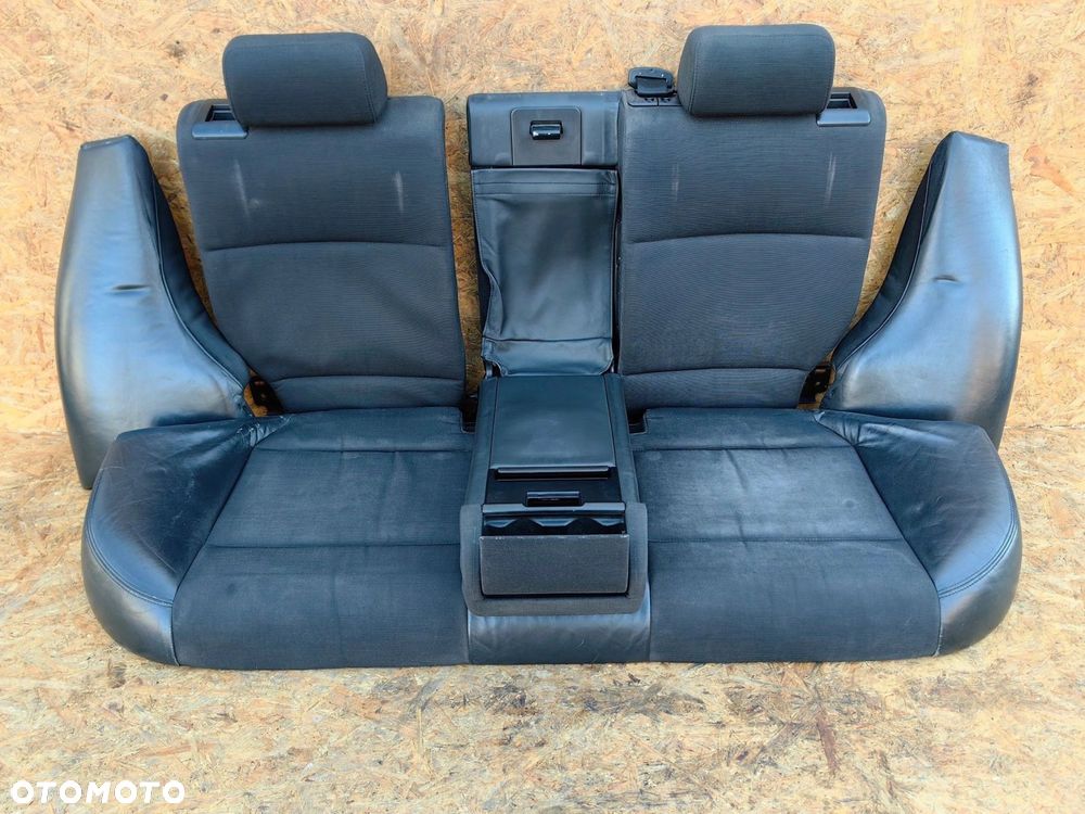 Kanapa tylna BMW 3 e46 TOURING kombi półskóra kompletna - 1