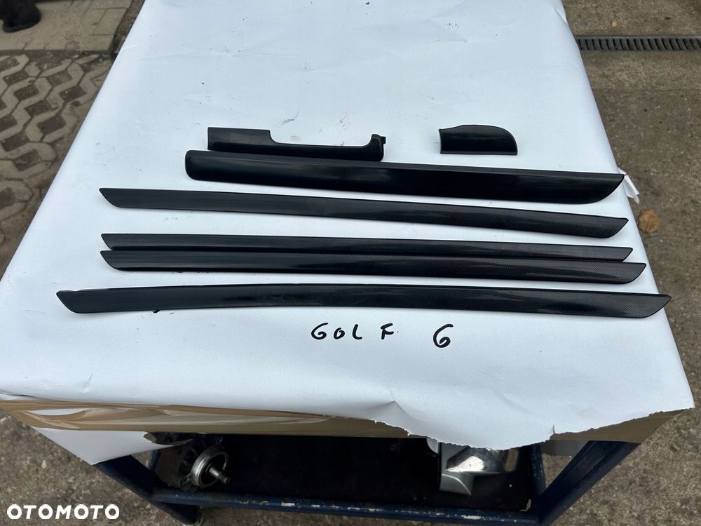 vw golf vi listwy dekory konsoli wnętrza - 1