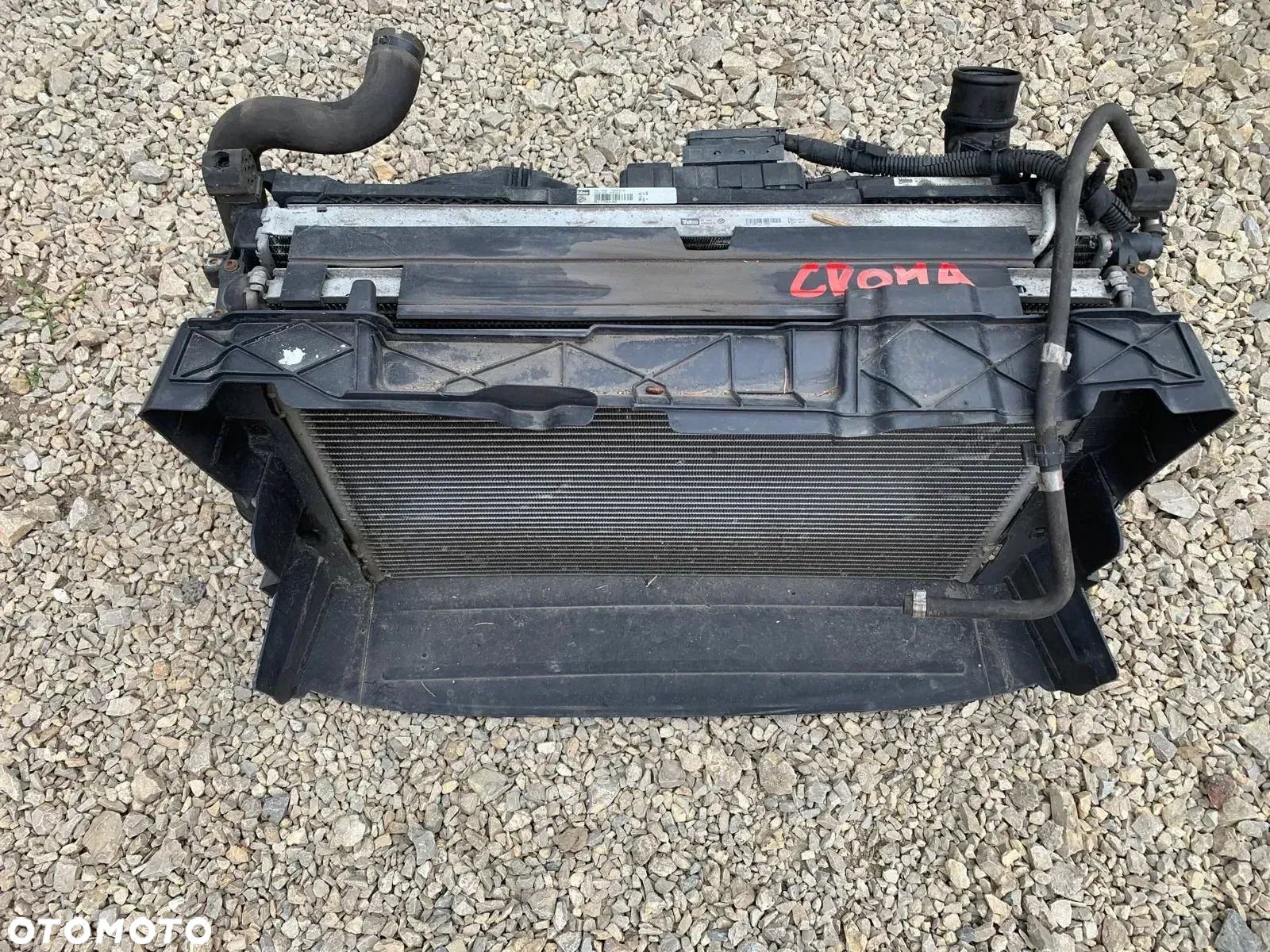 Chłodnice komplet wentylatory AUTOMAT FIAT CROMA 2.4 - 1