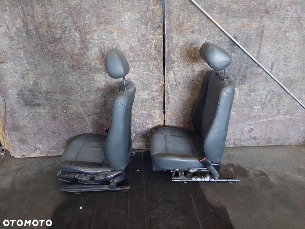 FOTEL FOTELE KOMPLET LEWY PRAWY KANAPA TYŁ + BOCZKI BMW E46 SEDAN - 10