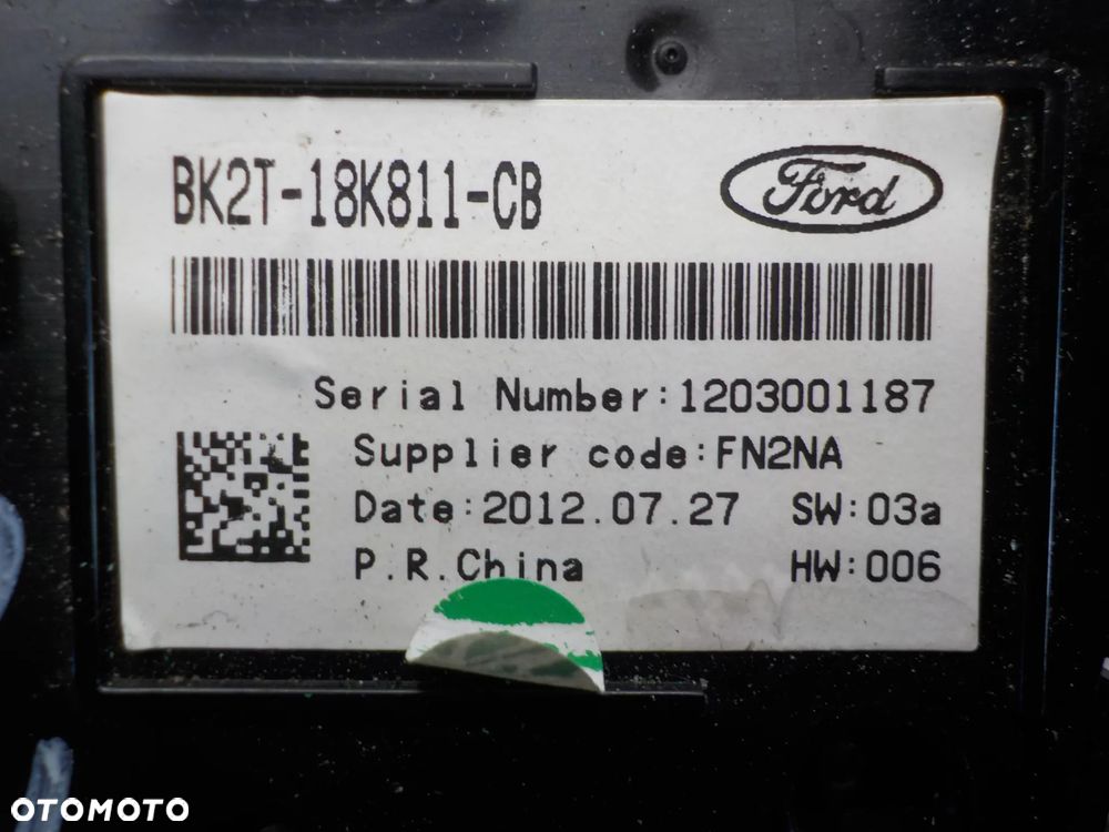 FORD TRANSIT CUSTOM PANEL NAWIGACJI RADIA BK2T-18K811-CB - 3
