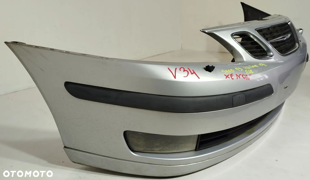 zderzak przedni przód grill SAAB II 93 9-3 02-10 SPRYSKI 268 - 3