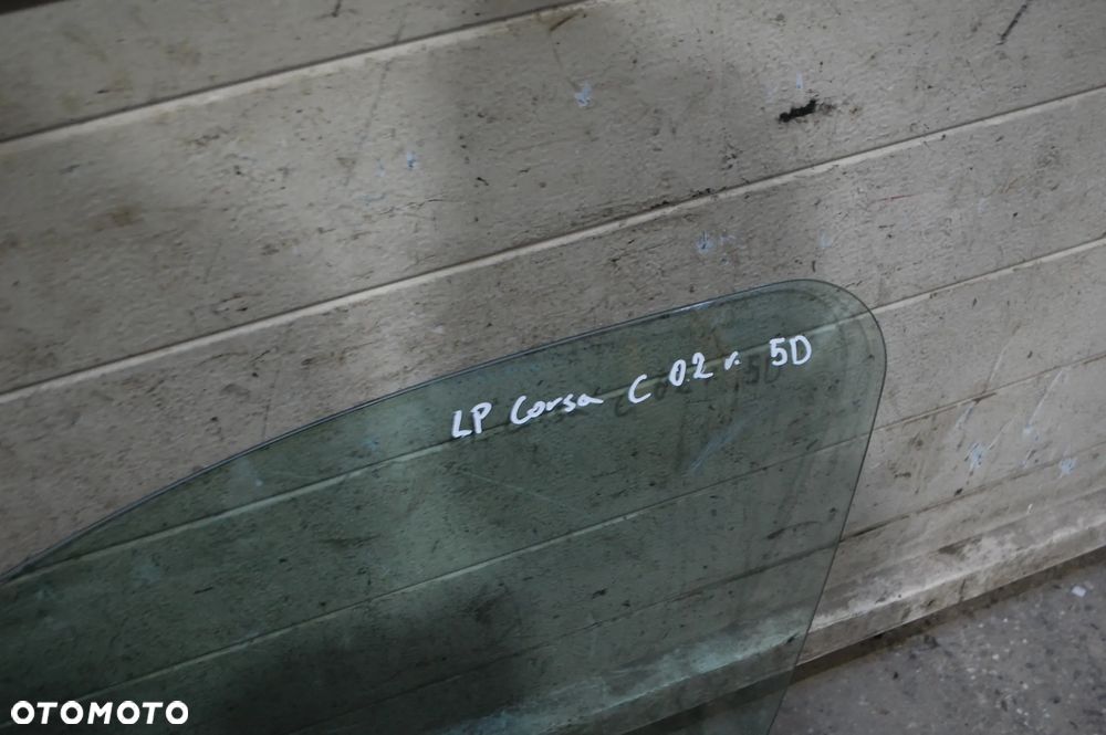 SZYBA BOCZNA DRZWI LEWY PRAWY PRZÓD PRZEDNIA LEWA PRAWA OPEL CORSA C 5D 2002R. 2005R. - 4