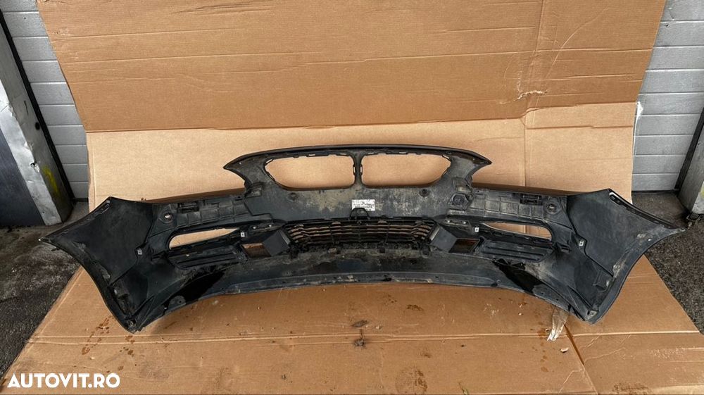 bara spoiler fata bmw F06 F12 f13 LCI Facelift cu găuri pt senzori pdc parcare bara conține grile și elementele cromate - 6