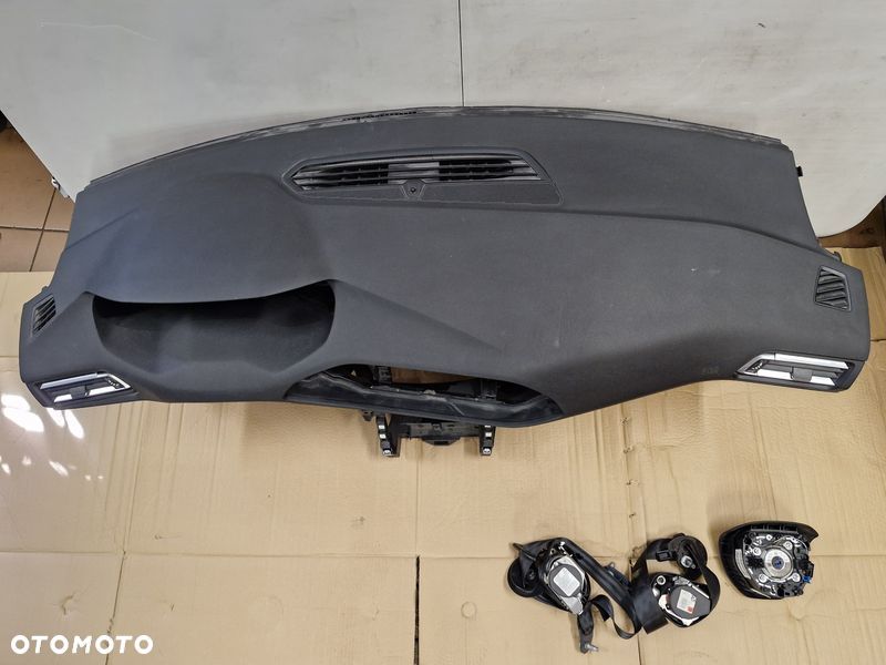 peugeot 308 2 ii t9 deska rozdzielcza pasy poduszki powietrzne airbag komplet - 11
