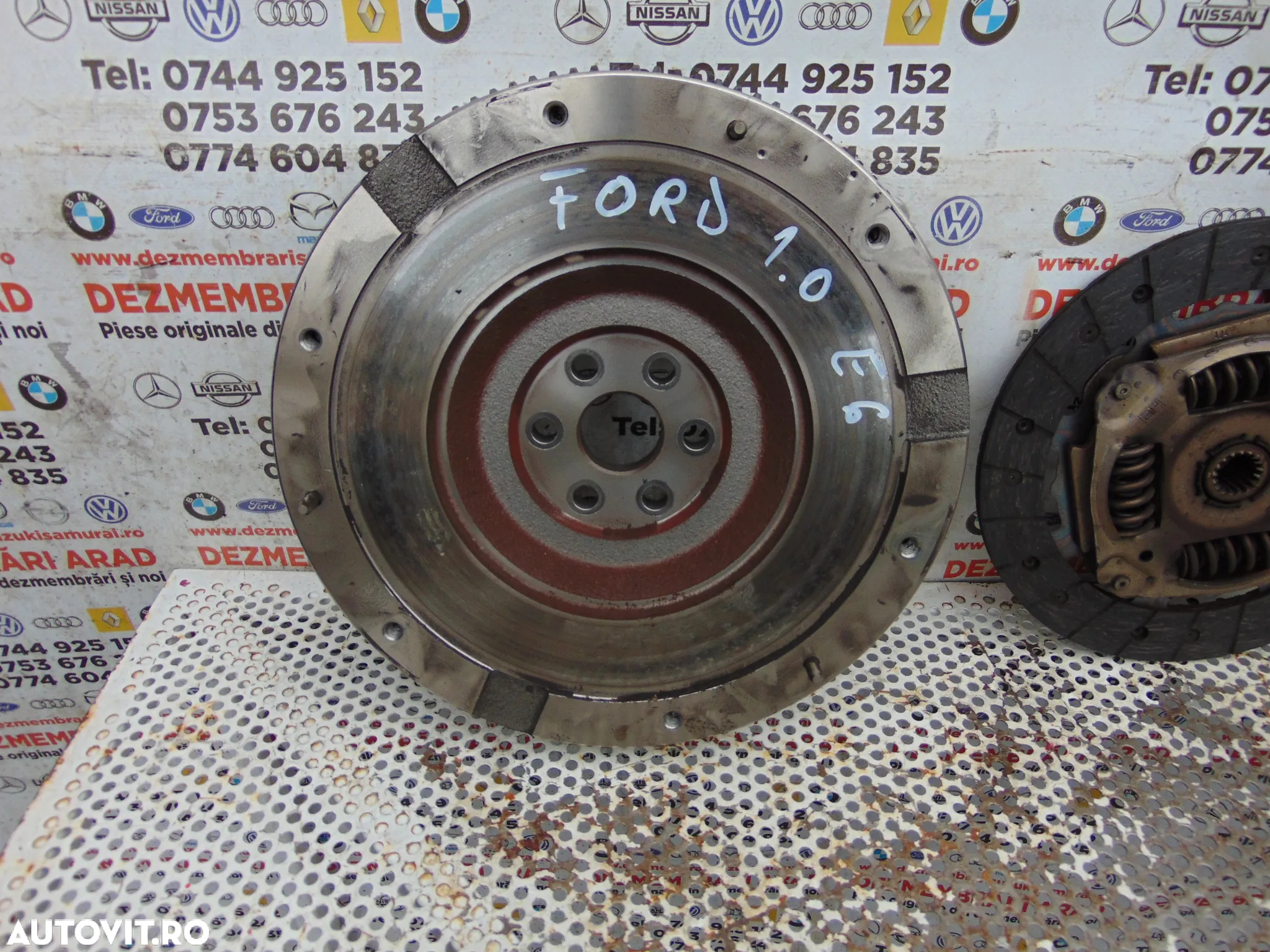 Volanta Ford 1.0 Focus 4 Fiesta Puma placa presiune disc ambreiaj cod h6bg6375aa h6bg7563ab - 2