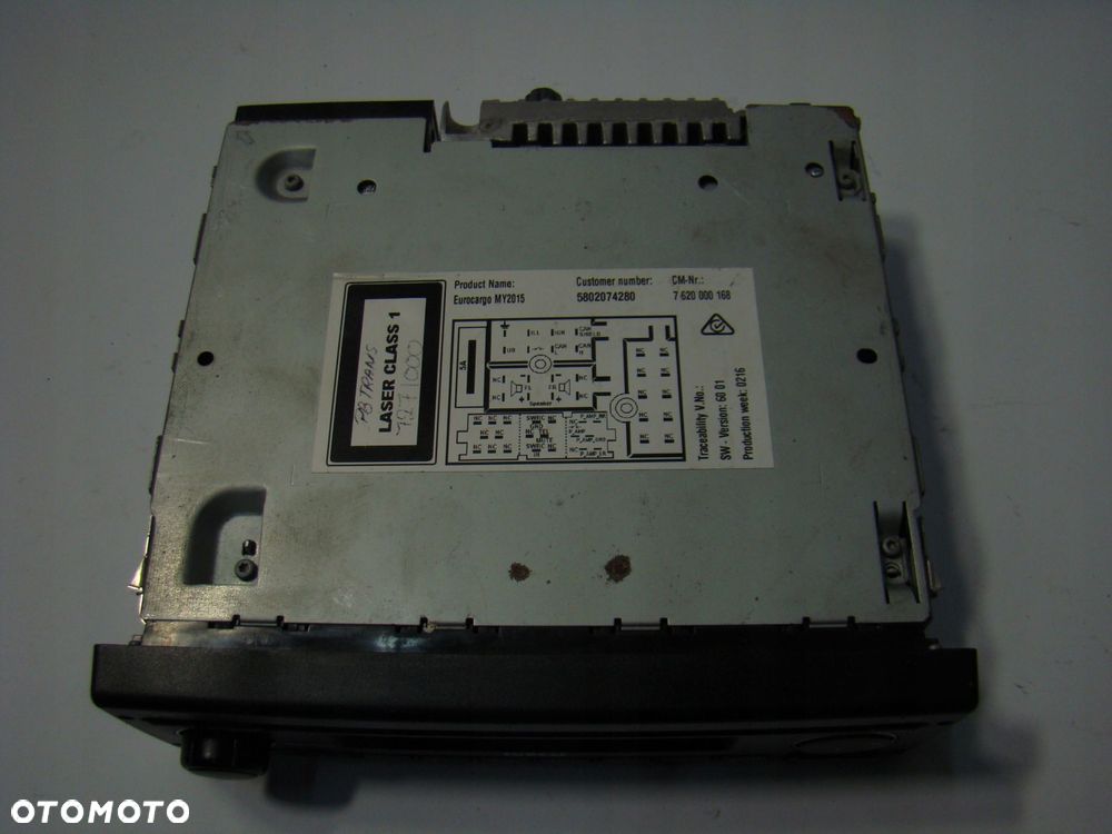 radio mp3 bluetooth oryginał iveco eurocargo 24 v bosch 5802074280 - 10