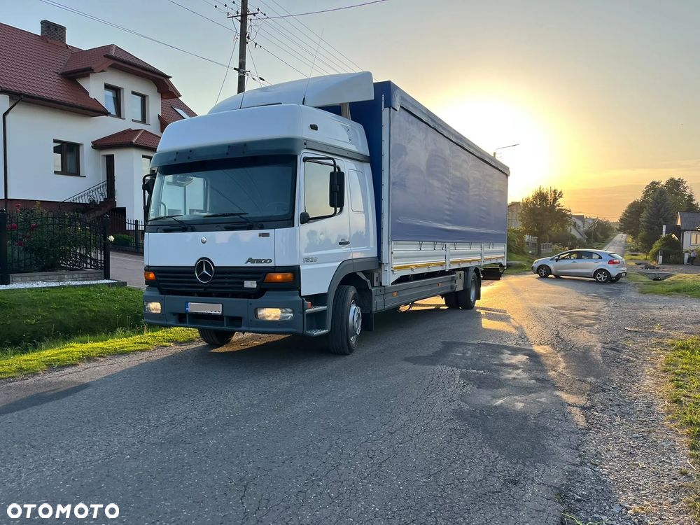 Mercedes-Benz ATEGO 1528 MOTOR poi 6374 KABINA SYPIALNA FIRANKA DŁUGI  8,60 m