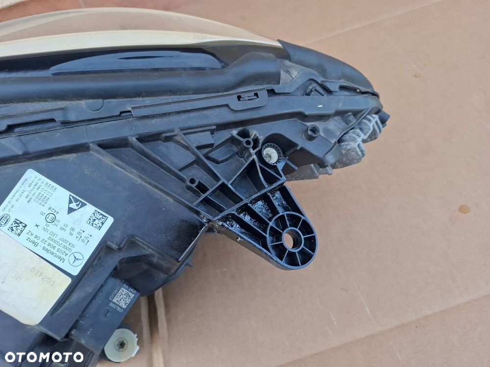 lampa przednia mercedes c klasa w205 205 full led lift oryginał - 7