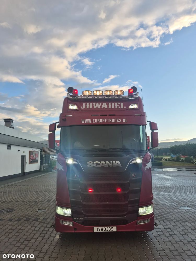 Scania S 500 specjalistyczny , Laweta Platforma hydrauliczna - 7