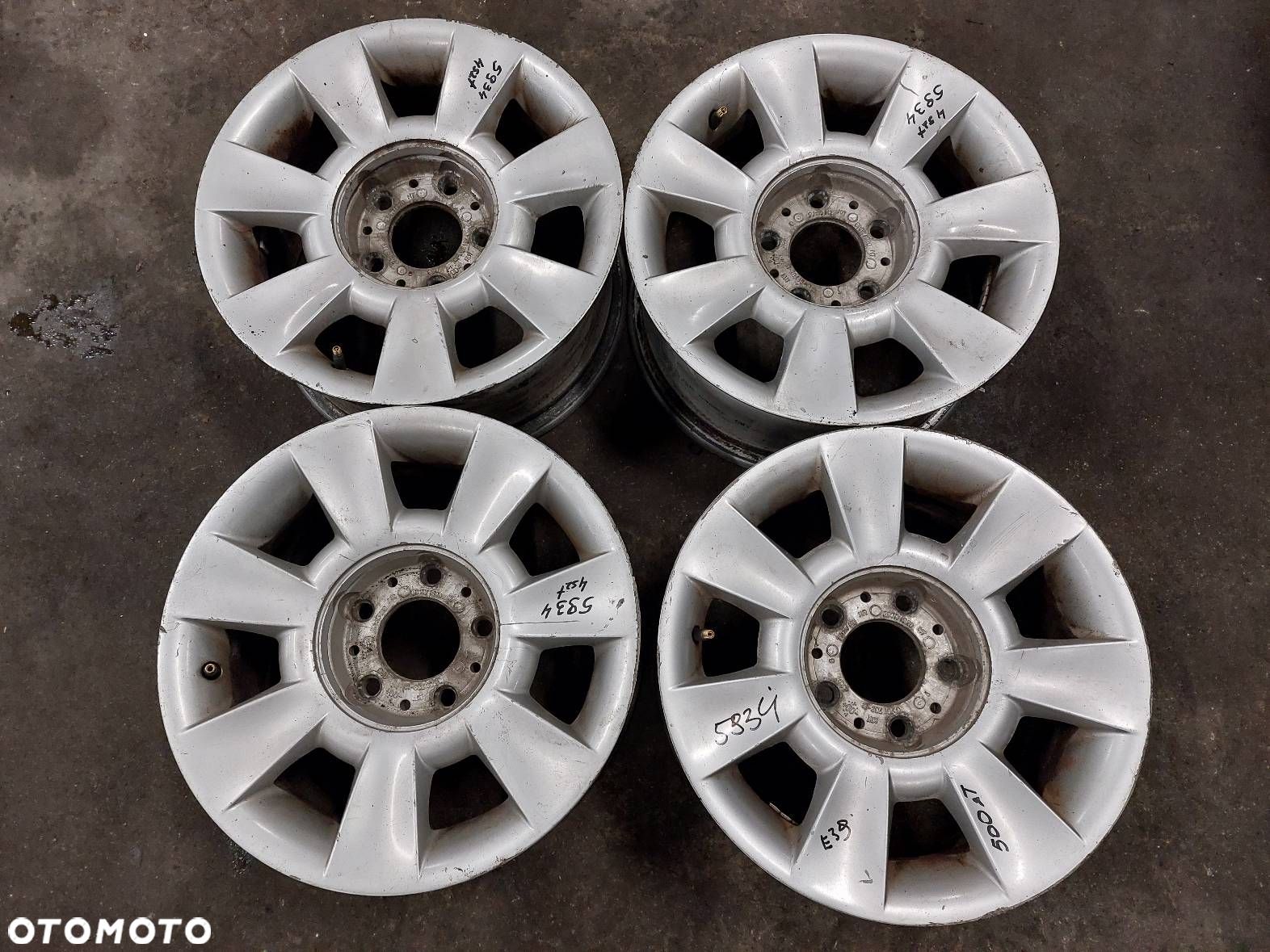 FELGI ALUMINIOWE 4SZT 5x120 7Jx15 ET20 FI74,1 BMW E39 6751763 - 1
