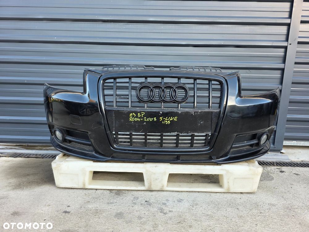 ZDERZAK PRZÓD AUDI A3 8P S LINE 2004-2008 LY9B KOMPLETNY ORYGINAŁ ! - 1