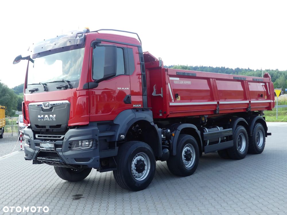 MAN TGS 41.470 / 8x8 / WYWROTKA MEILLER 3-STR HYDROBURTA / MANUAL / - 13