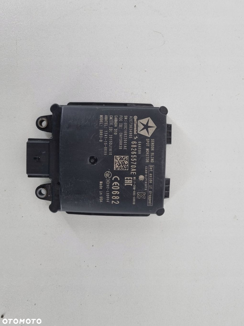 jeep grand cherokee wk2 RADAR MARTWEGO POLA 68265570AE - 2