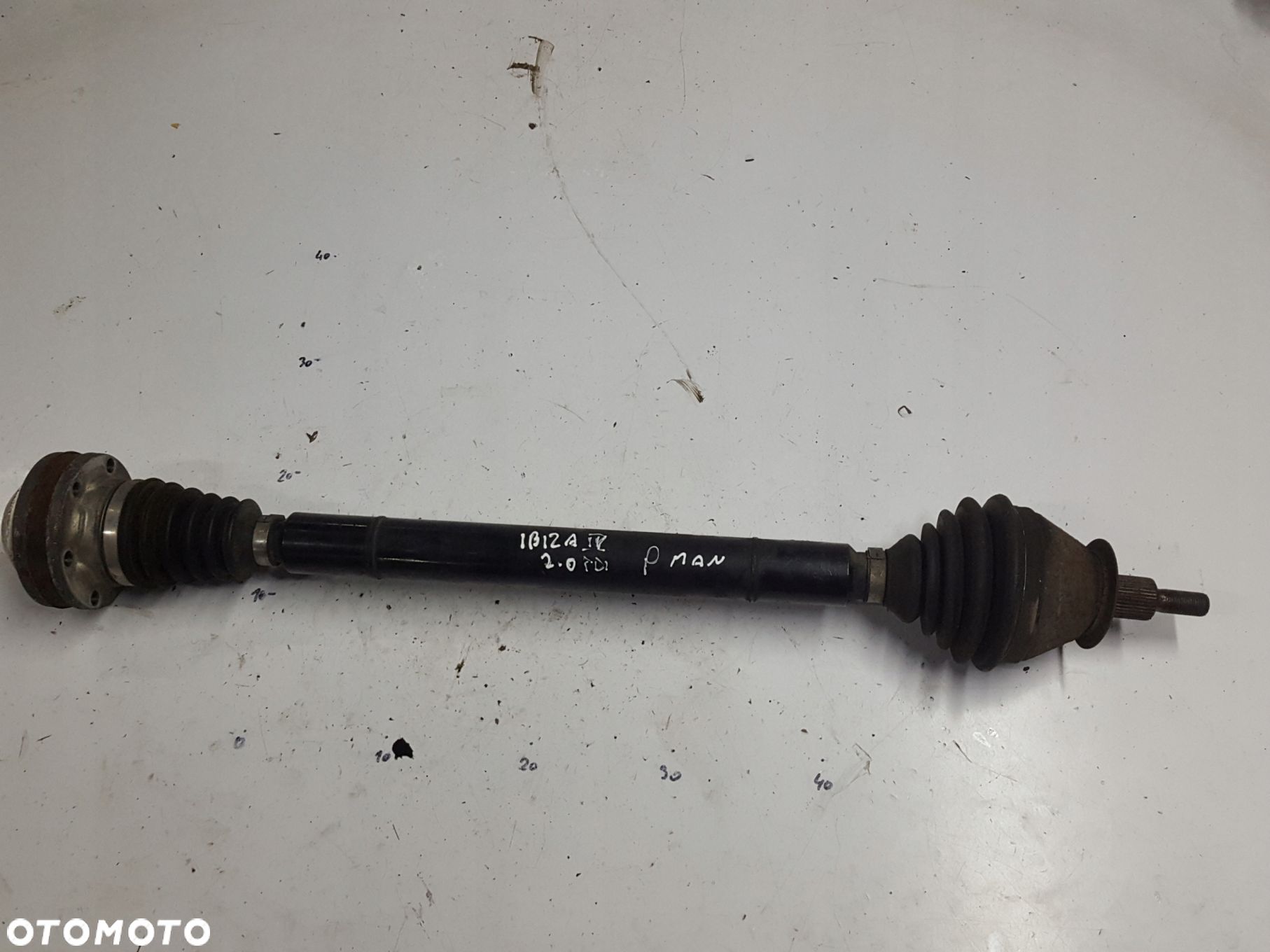 SEAT IBIZA IV 6J 08-12r 2.0 TDI PÓŁOŚ PRAWA PRZÓD MANUAL 6R0407762F - 1
