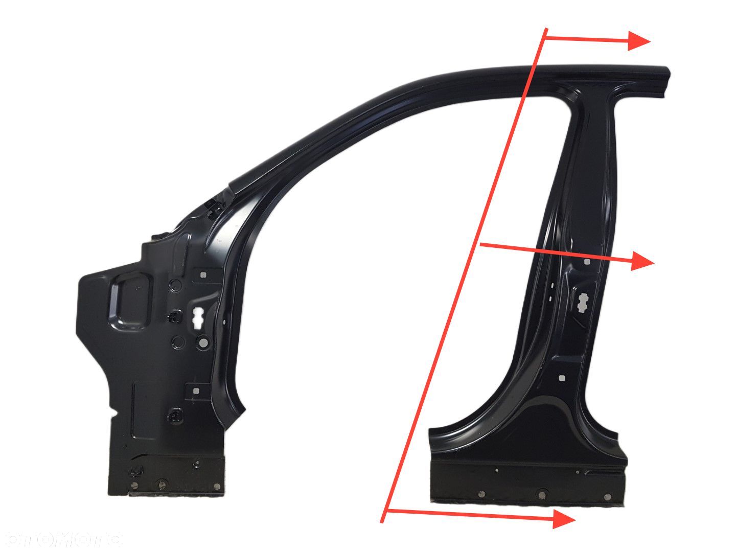 FABRYCZNIE NOWY ORYGINALNY SŁUPEK B PRÓG SRODKOWY LEWY BMW X3 G01 17-25 7494061 - 1