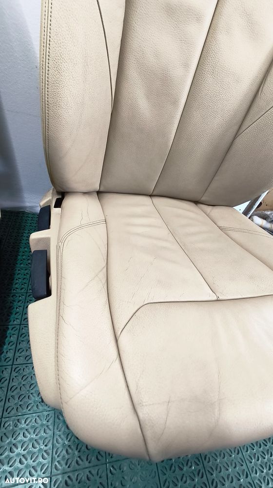 Scaune piele bej +bancheta BMW F31 fara incalzire (Dakota Venetobeige) de pe masina volan dreapta - 7