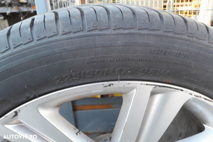 Jante aliaj cu anvelope 17 - set 225/50 R17 Audi A4 B8/8K [2007 - 201 - 3