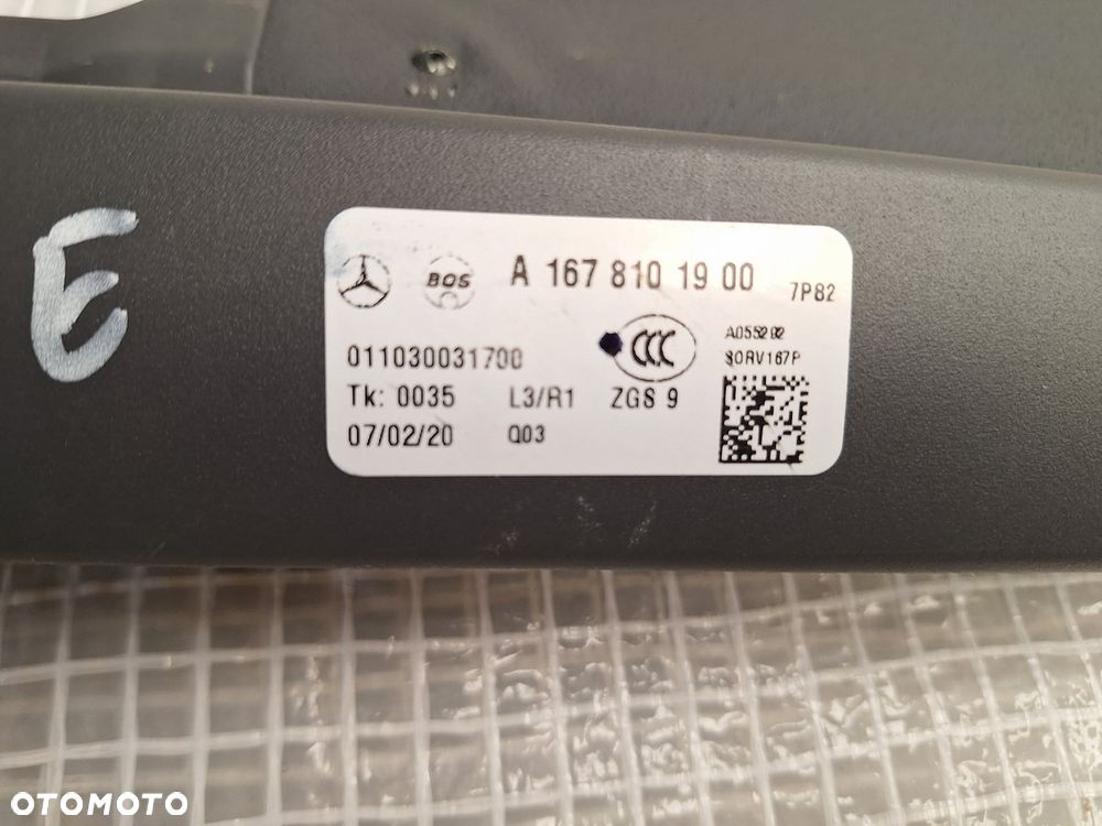roleta bagaznika mercedes gle II a167 w167 suv 2019- ciemny popiel orginal demontaz - 4