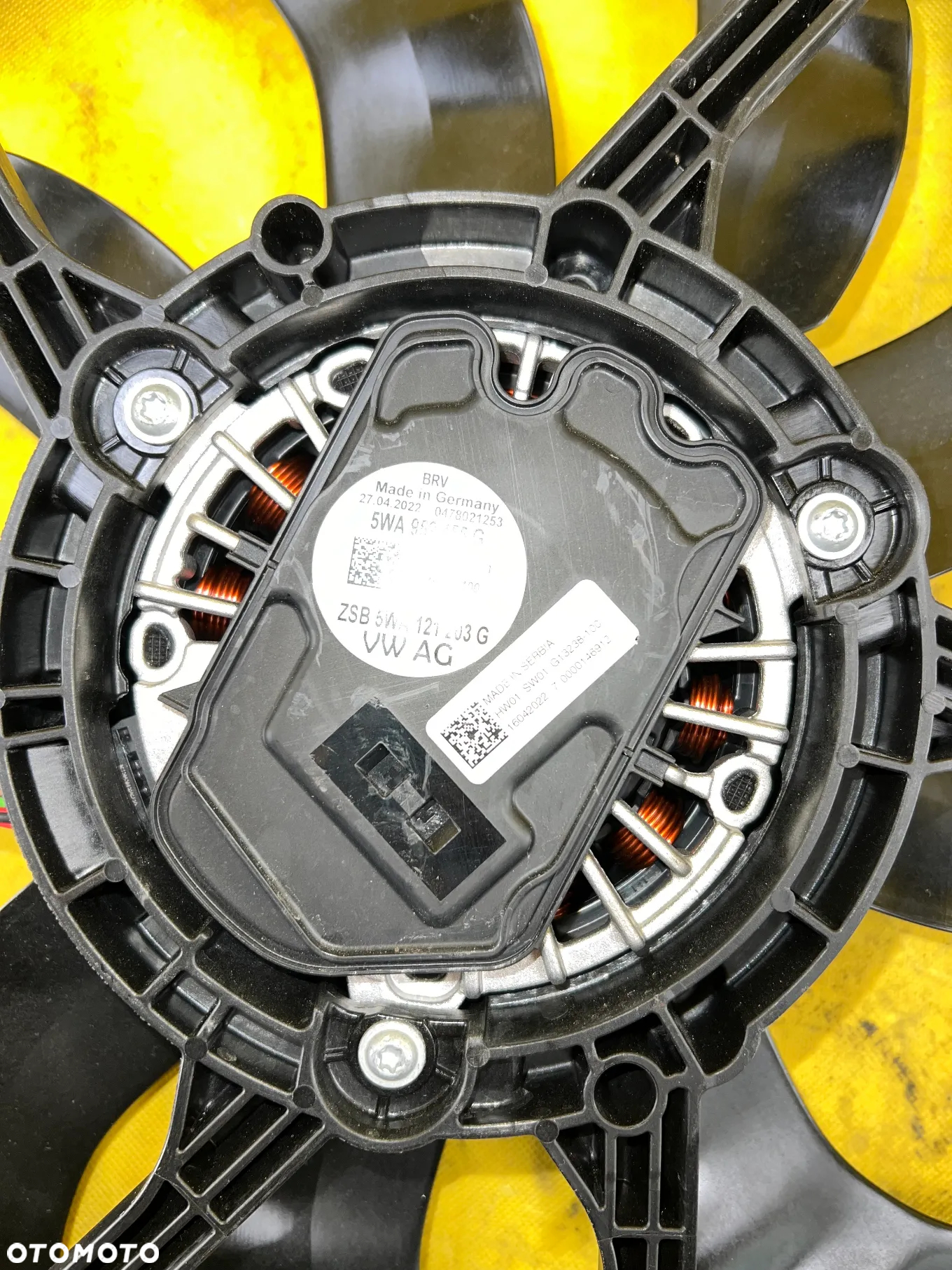 WENTYLATOR CHŁODNICY VW AUDI SKODA 5WA959455G - 3
