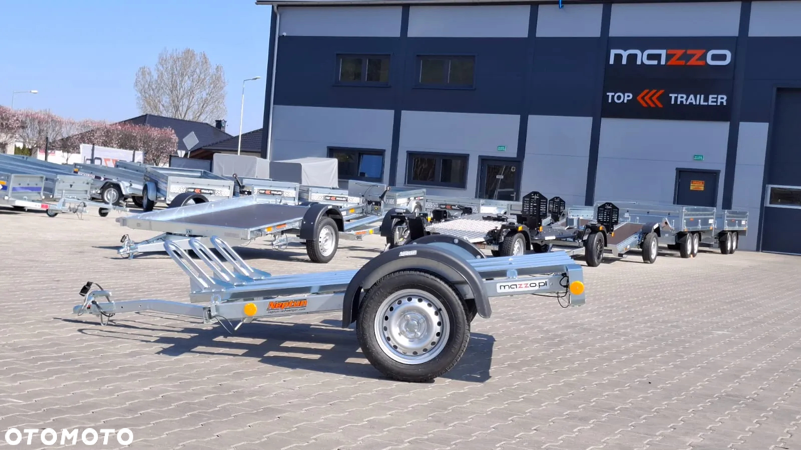 Neptun Dostawa Przyczepka na 3 motocykle 225x148,5cm DMC750kg UCHYLNA - 21